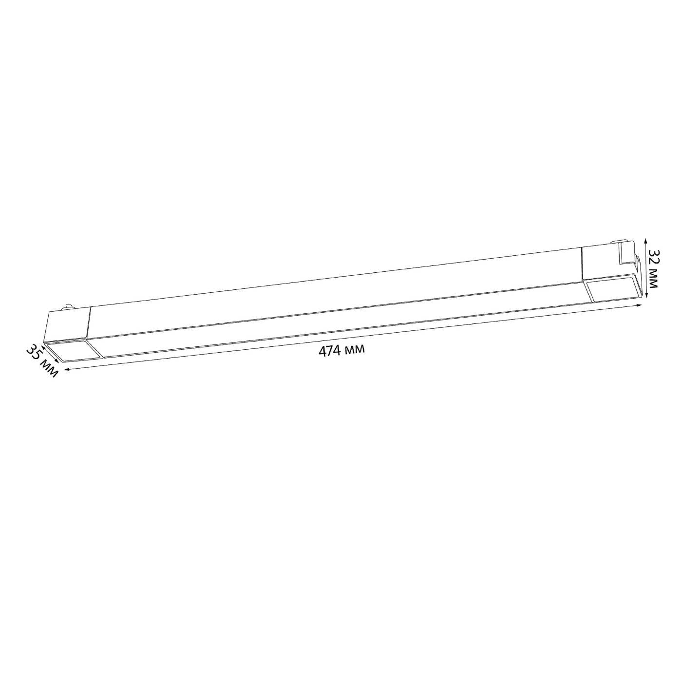 Трековый светильник Volpe Ulb-q281 ULB-Q281 30W/4000K WHITE