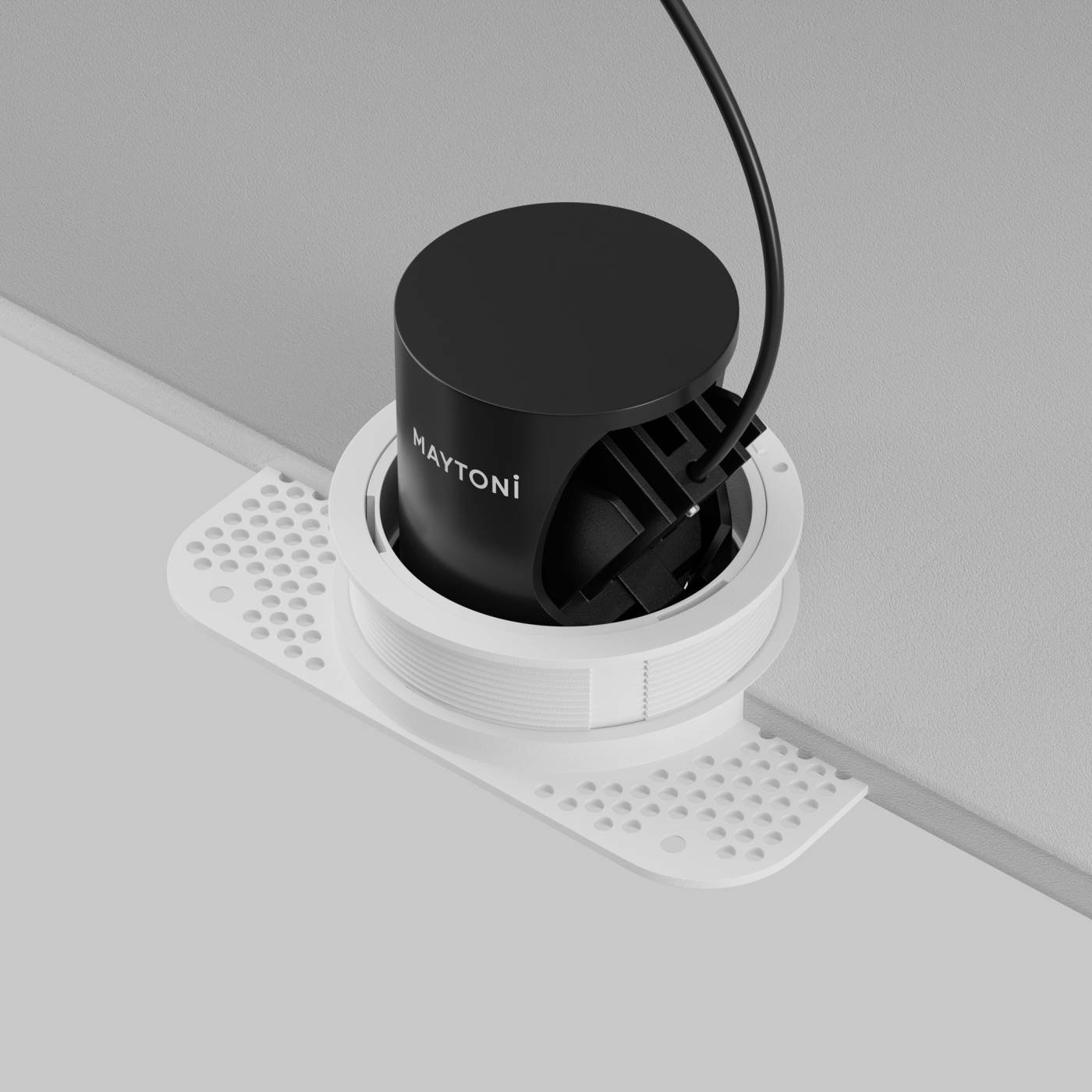 Встраиваемый светильник Focus LED mini Maytoni DL127-8W3K-TRS-B