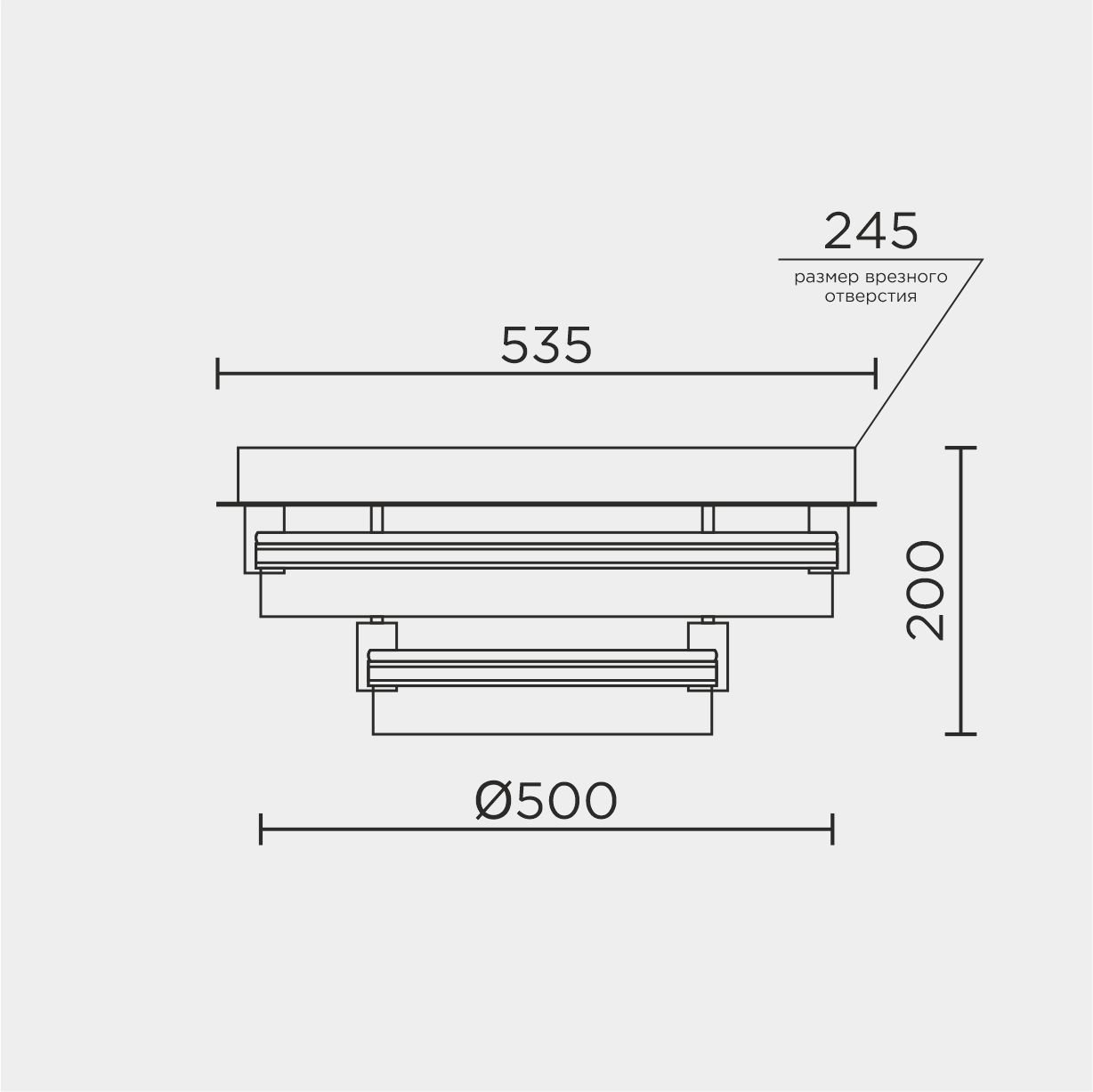 MDL.1057.530CL WH Потолочная люстра MDL Modelux MDL.1057.530CL WH