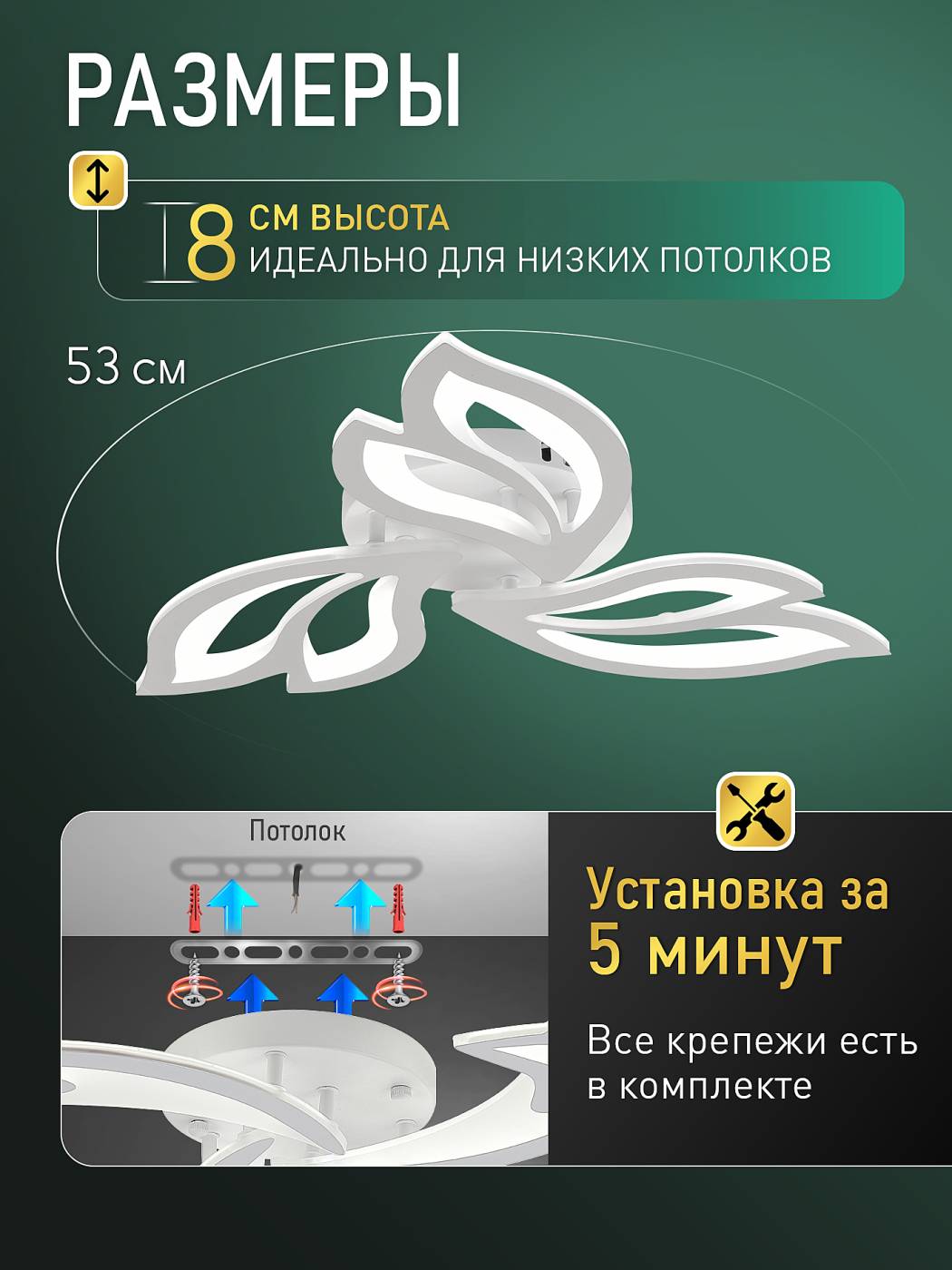 Потолочная люстра Natali Kovaltseva Sand Ii LED LAMPS 85000