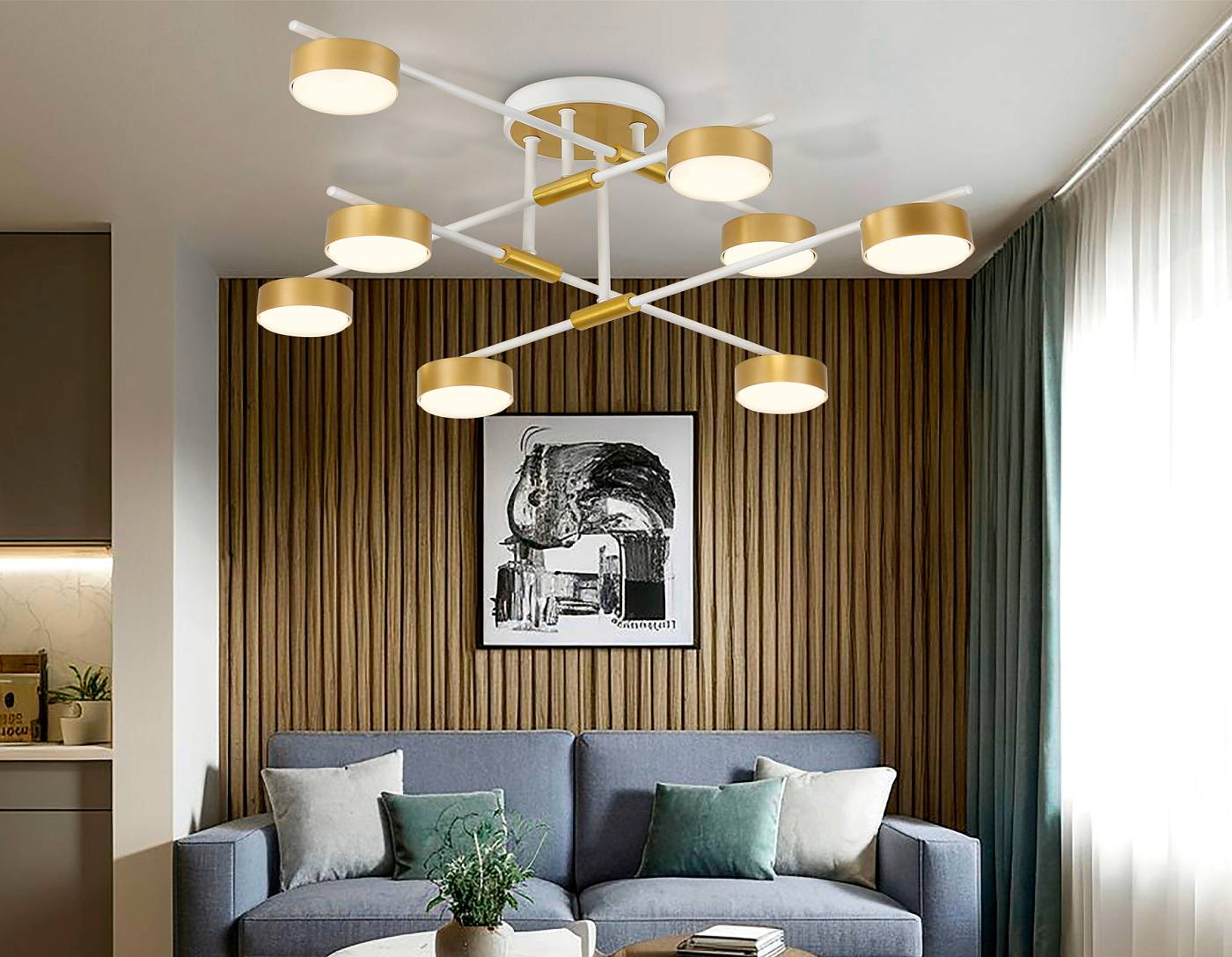 FL51751 Потолочная люстра Ambrella Style GX53 FL51751