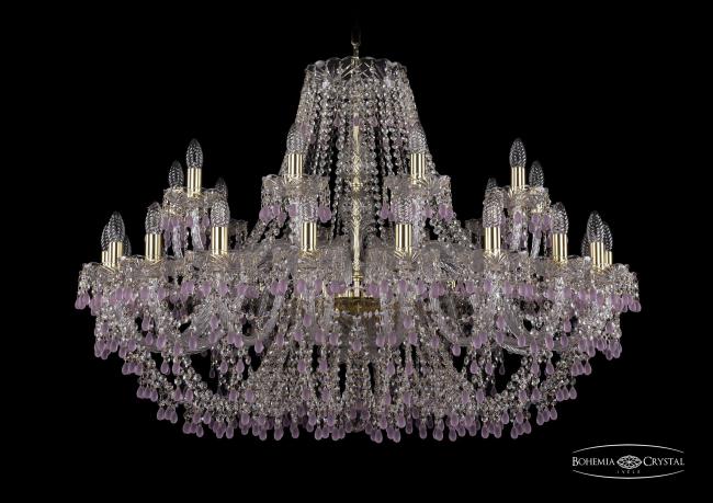 1410/20+10/400 G V7010 Подвесная хрустальная люстра 1410 Bohemia 1410/20+10/400 G V7010