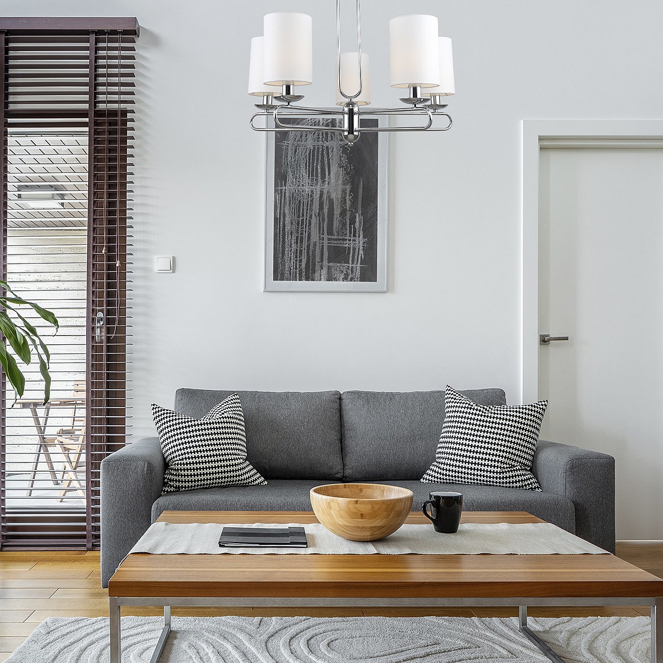 10166/5PL Chrome Потолочная люстра Escada Eclipse 10166/5PL Chrome