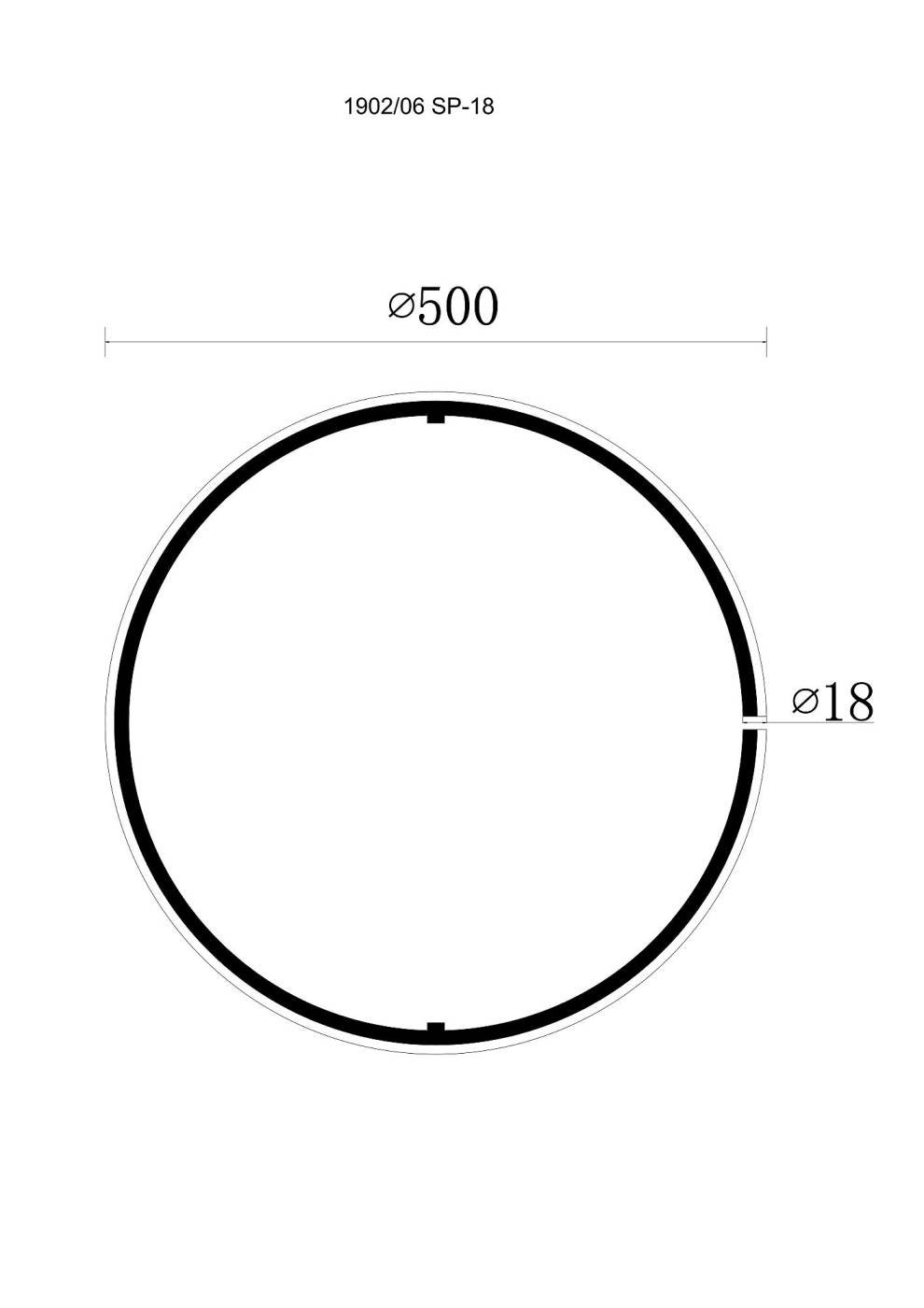 1902/06 SP-18 Трековый светильник Divinare Formica 1902/06 SP-18