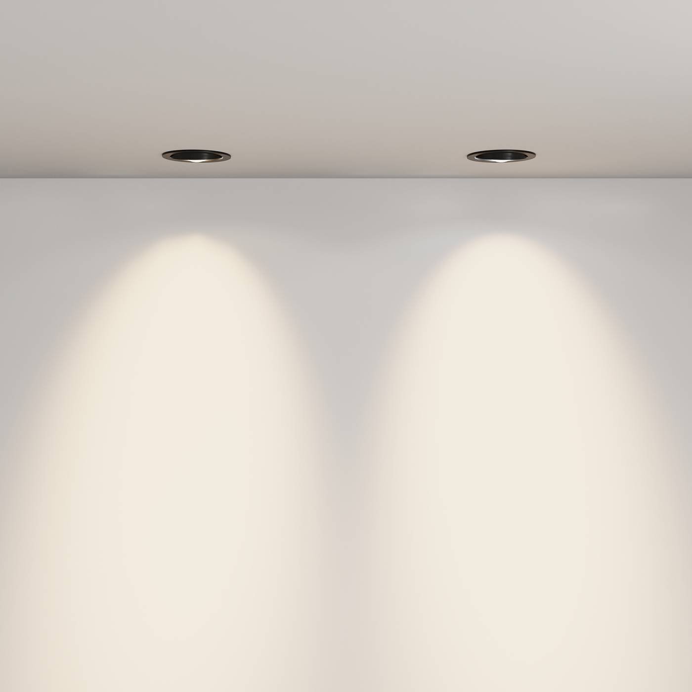 Встраиваемый светильник Maytoni Lens DL105-12W3K-B