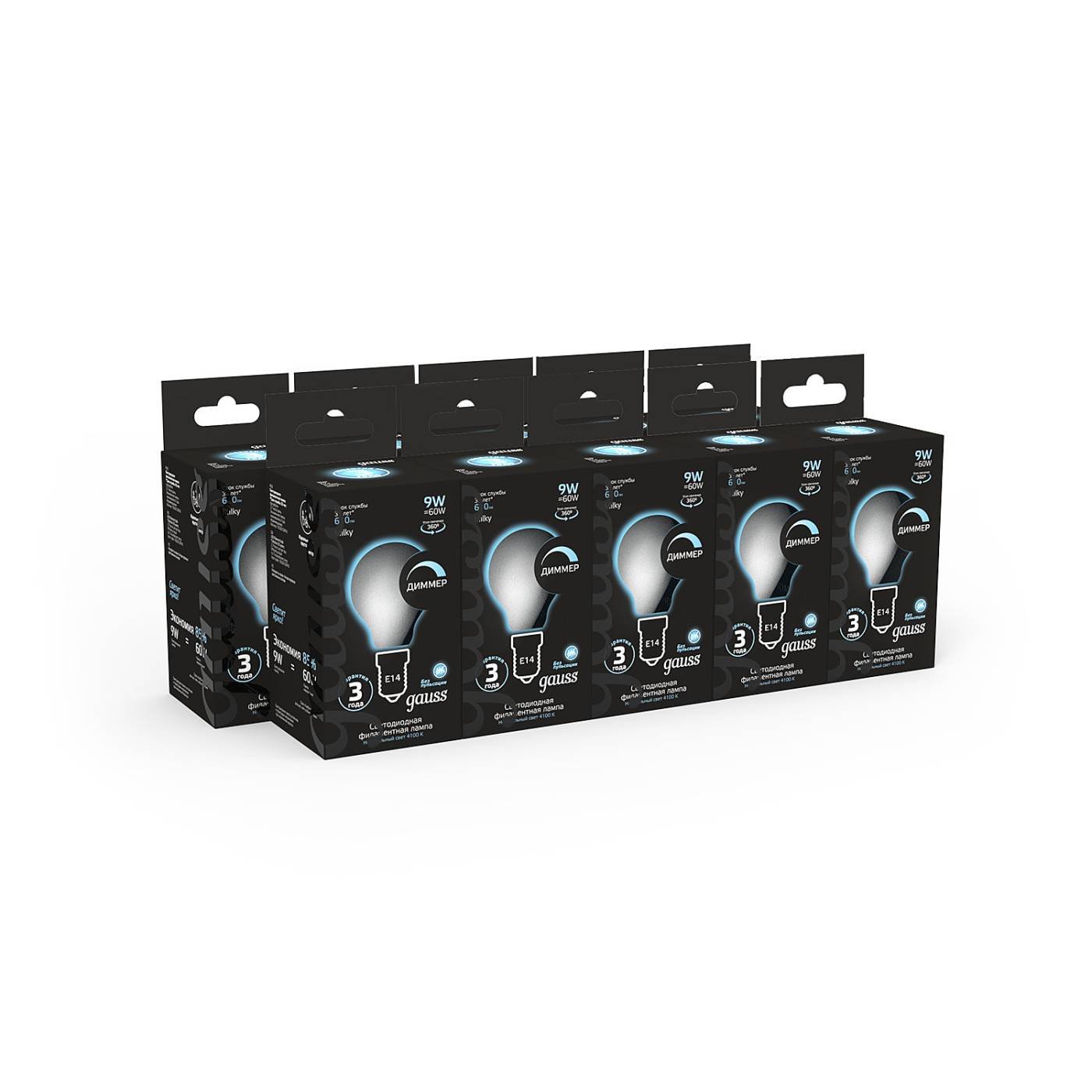 Светодиодная лампа Gauss 105201209-D