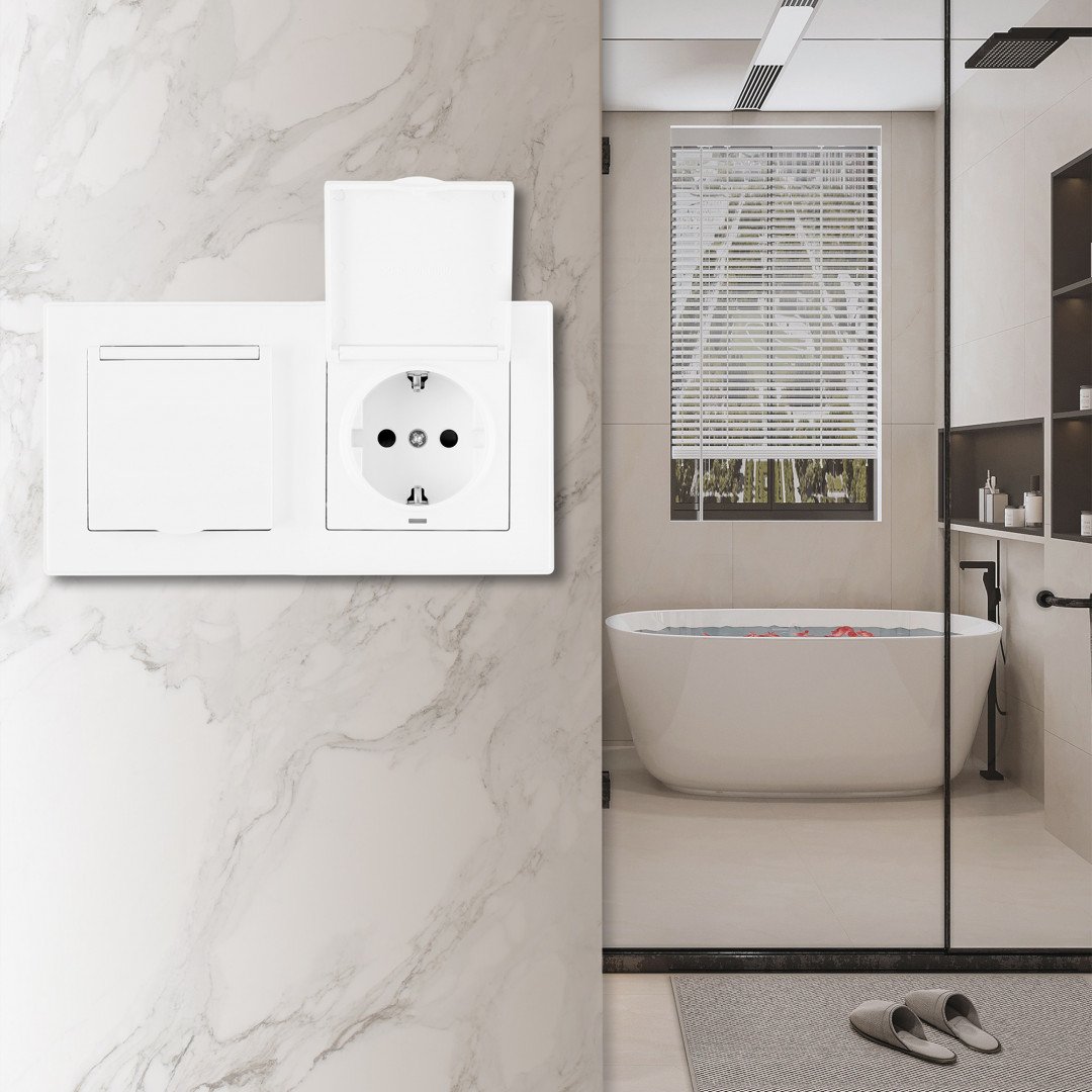 Розетка Arte Milano Set06-2 SET06-2-41-1x2 white