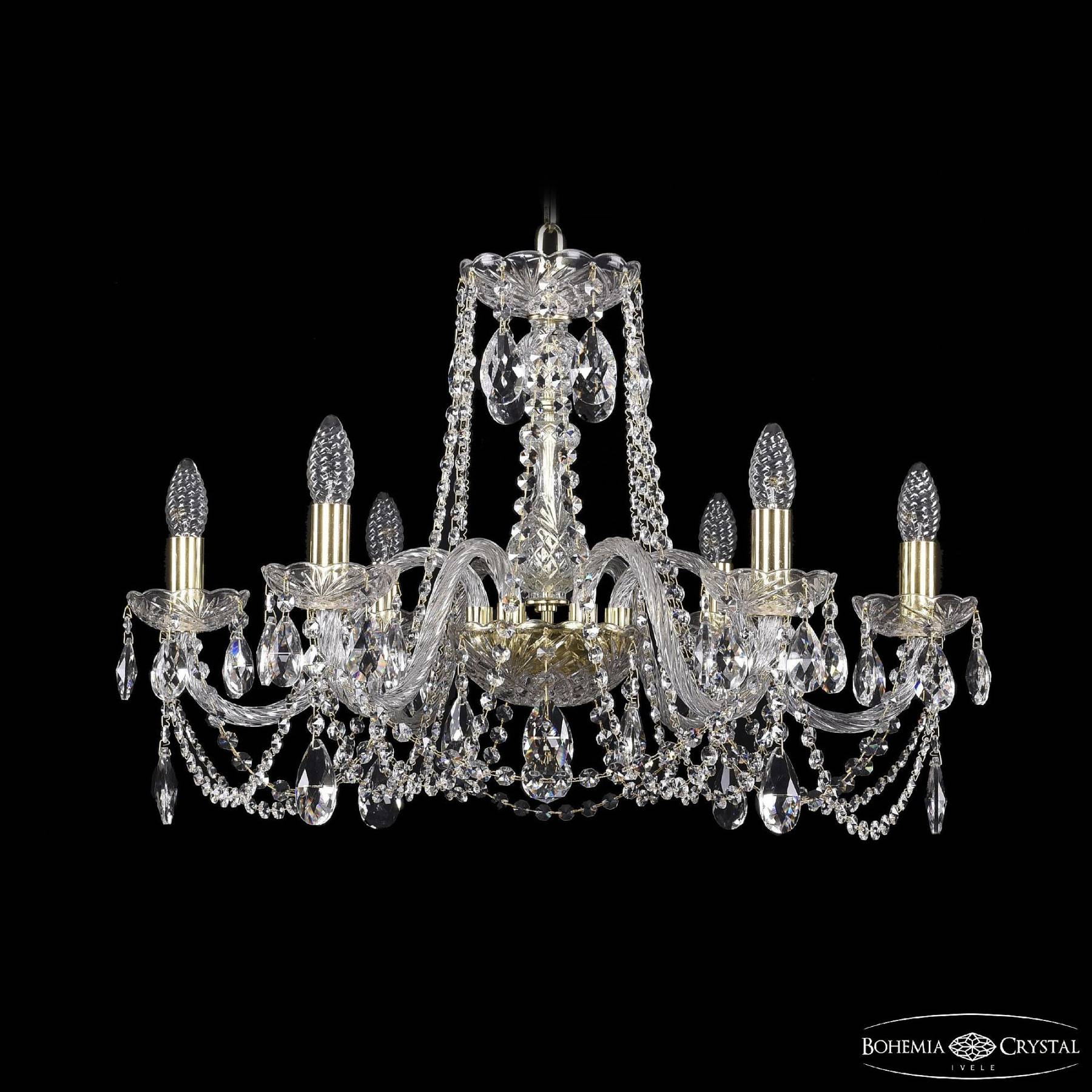 1402/6/240 G Подвесная хрустальная люстра 1402 Bohemia 1402/6/240 G