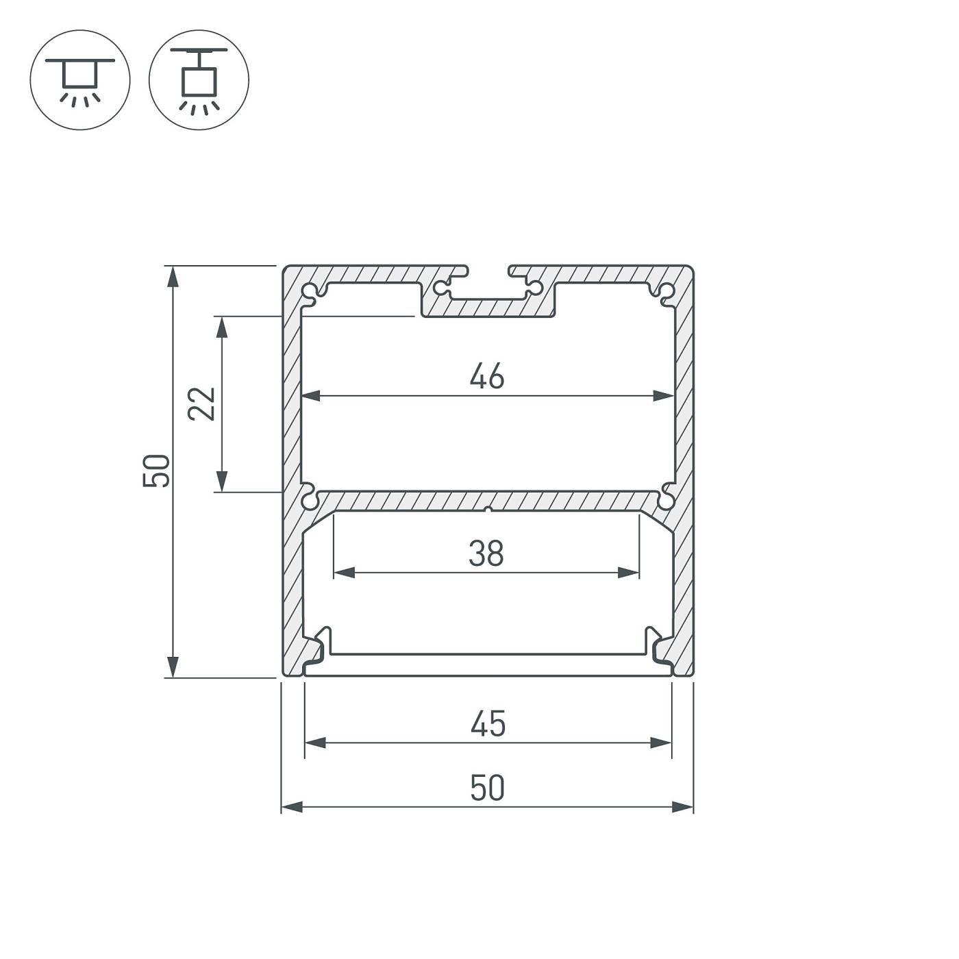 Профиль Arlight Sl-Line 036202