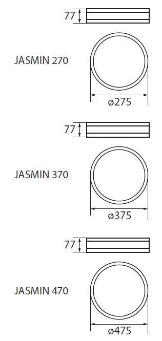 Светильник потолочный Kanlux Jasmin 23122
