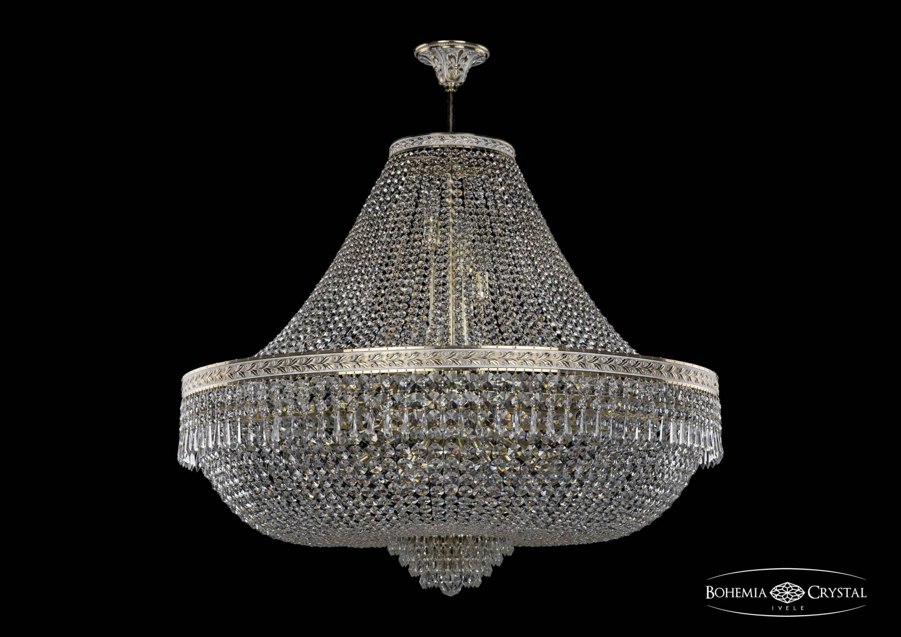 19271/H1/100IV GW Потолочная хрустальная люстра Bohemia 1927 19271/H1/100IV GW
