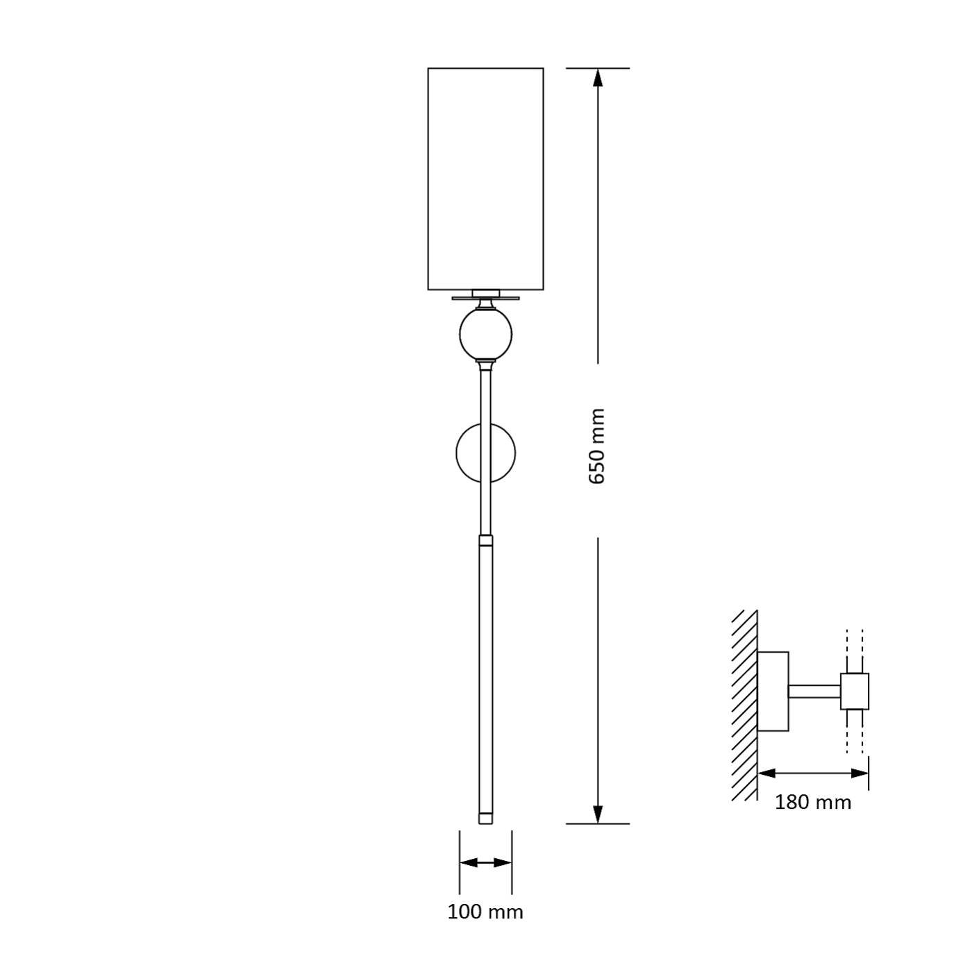 Настенное бра Kutek Natura NAT-K-1(Z)