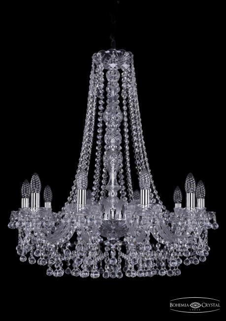 Подвесная хрустальная люстра 1409 Bohemia 1409/10/240/h-76 Ni