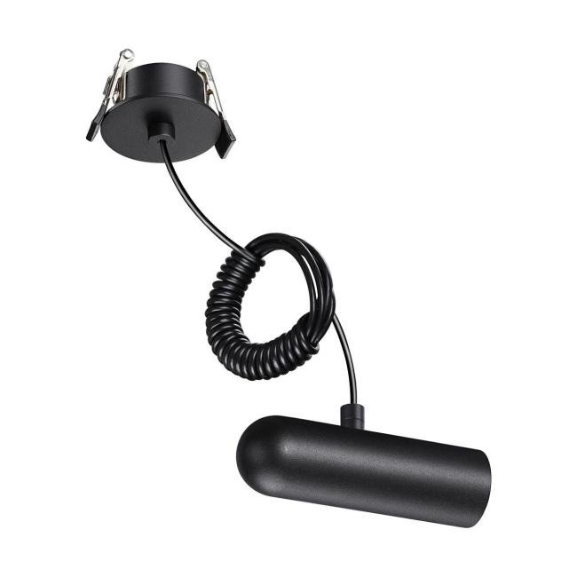 359384 База встраиваемая для ввода питания с заглушкой и проводом-подвесом (длина провода – 2м) Novotech Glat 359384