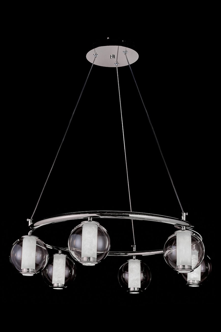 Подвесная люстра LEON Aurore LE7703/6 Chrome
