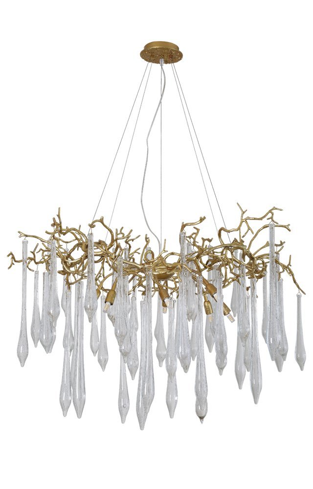 REINA SP8 D1000 GOLD PEARL Подвесная люстра Crystal Lux Reina REINA SP8 D1000 GOLD PEARL