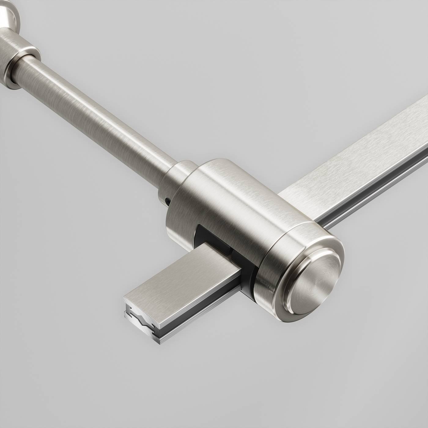Крепление настенное Wall одинарное удлиненное Maytoni Accessories for tracks Flarity TRA155CW-SL1-PT