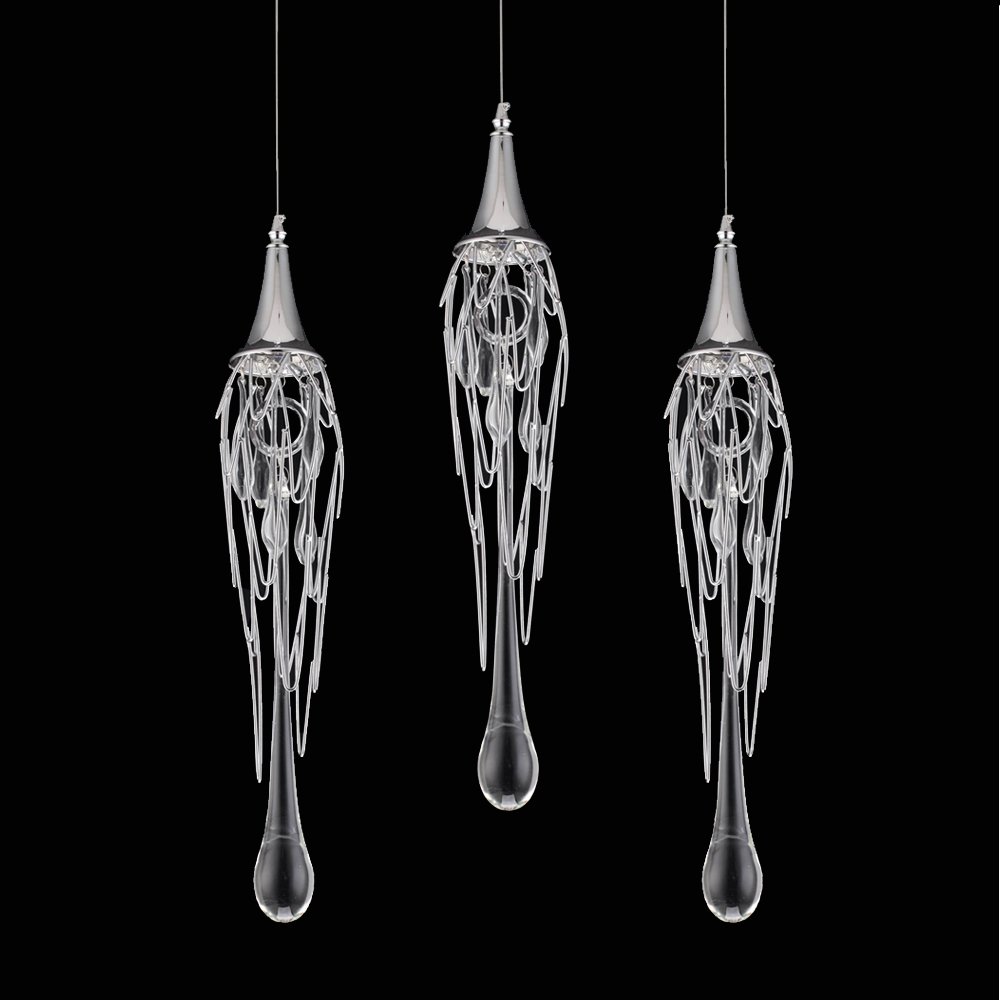 P68009L-3 chrome Светильник подвесной Delight Collection Goddess Tears P68009L-3 chrome