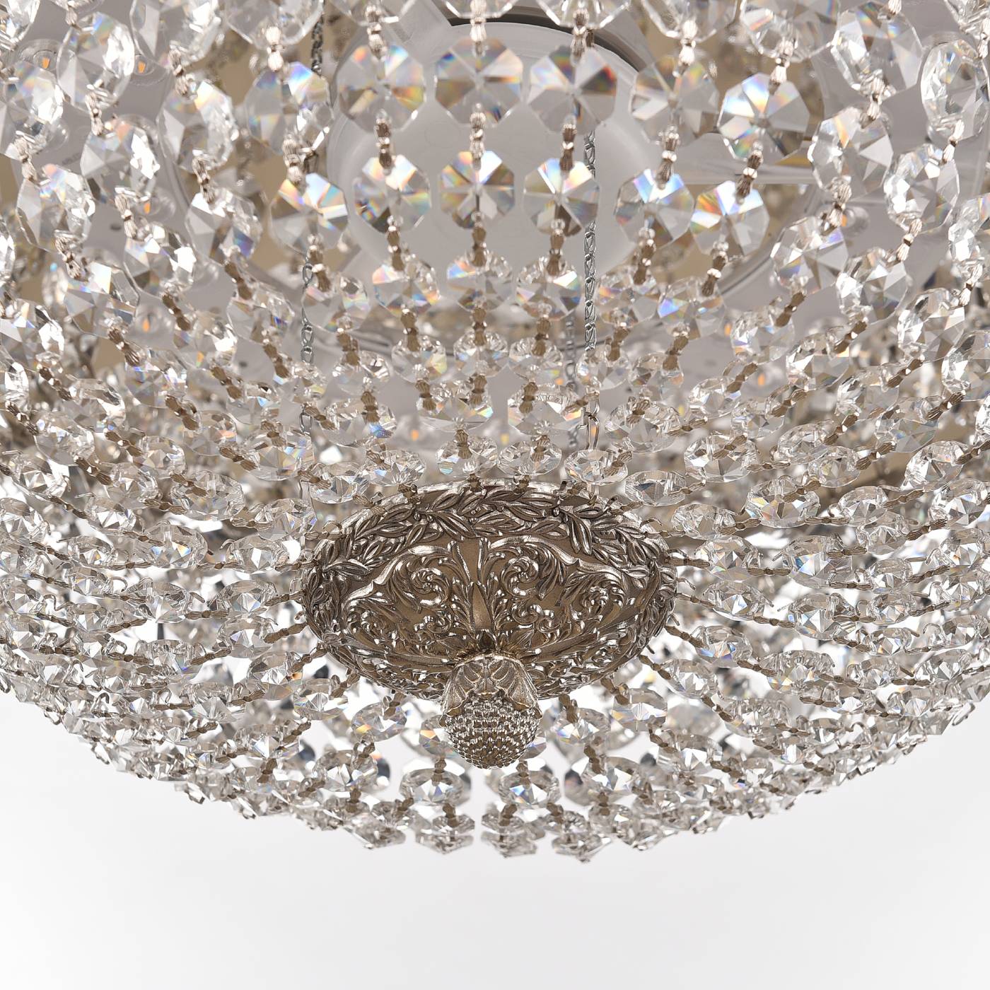 Потолочная люстра Bohemia 1901 19011/35IV/LED-DIM Ni