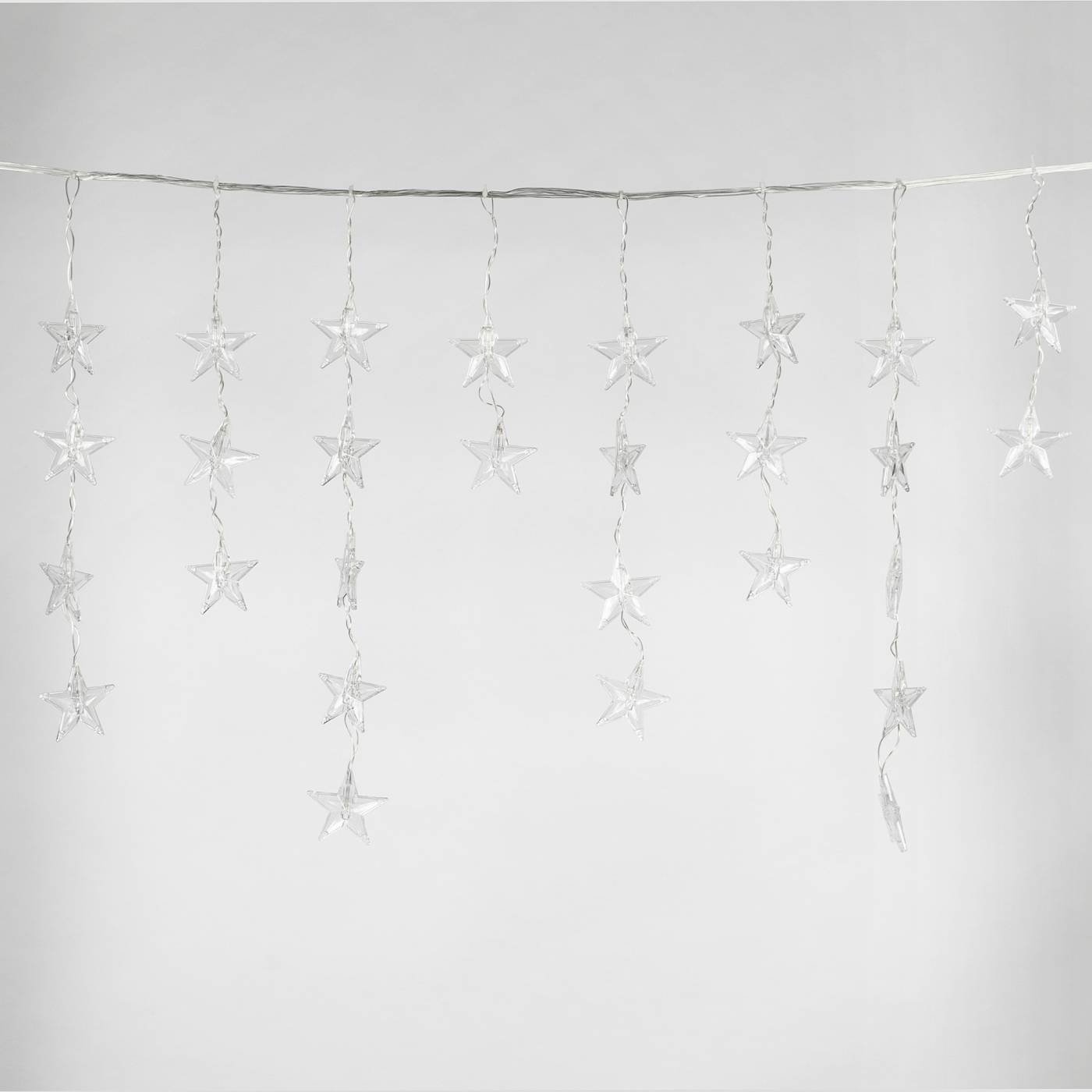 Занавес светодиодный фигурный Звёздочки-1 Uniel ULD-E5505-196/DTK WHITE-BLUE IP20 STARS-1