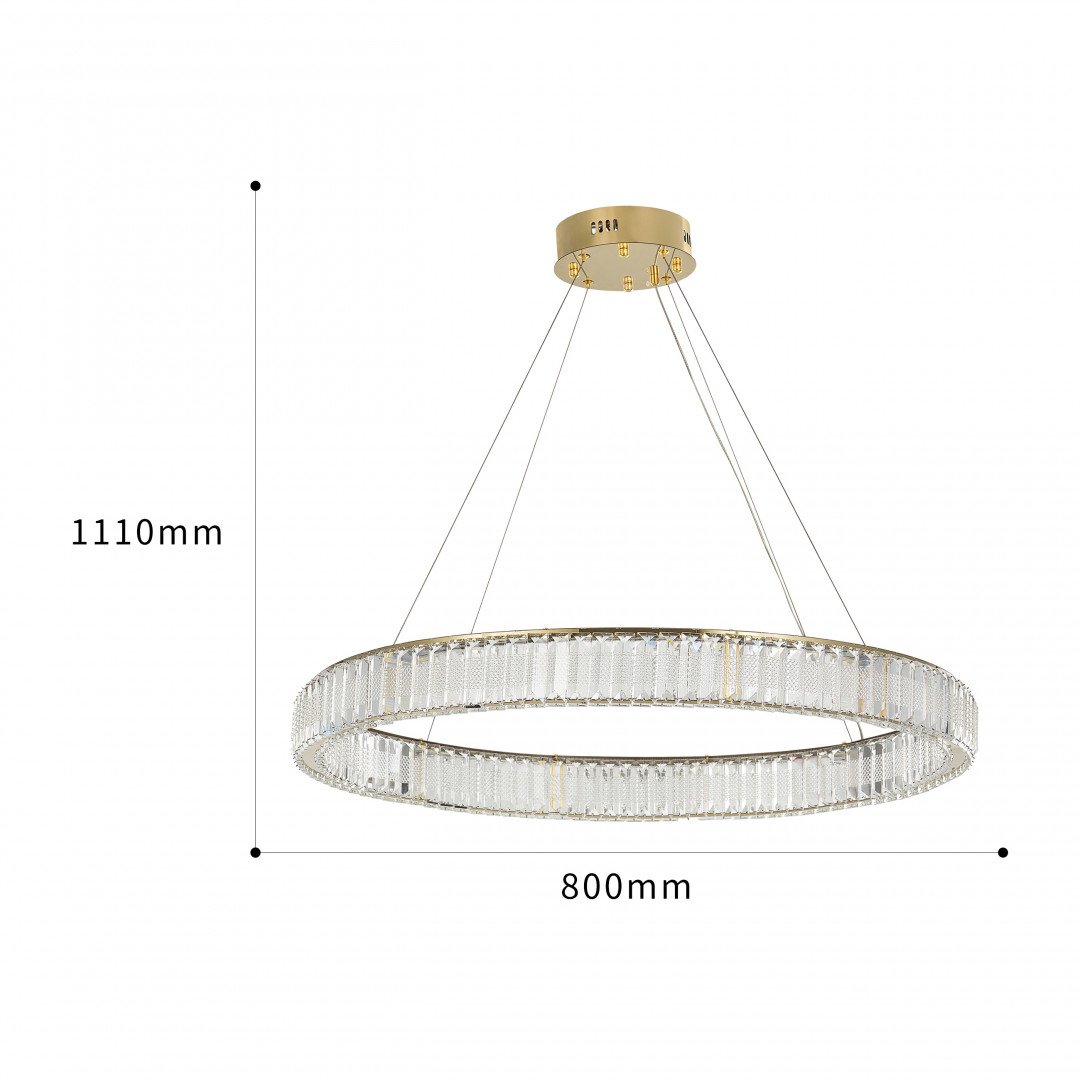2728B.D800.LED G Подвесная люстра Arte Milano 2728B.D800.LED G