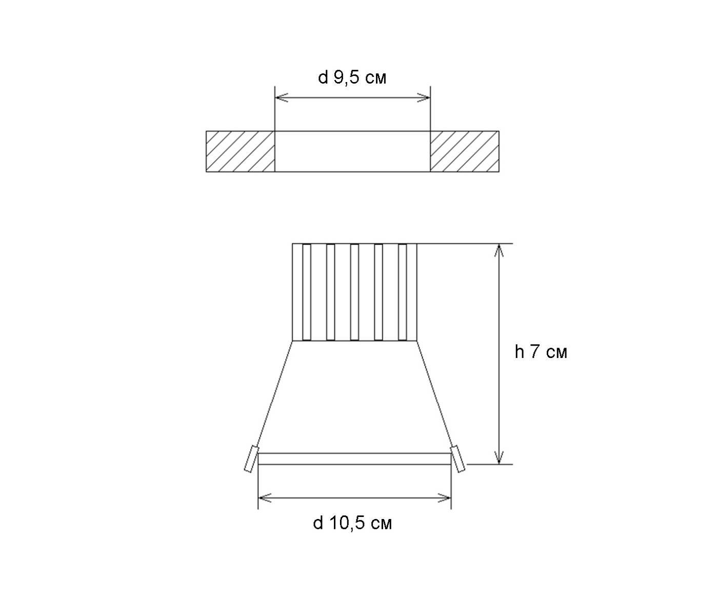 Встраиваемый светильник Точка KINK Light 2143(4000K)