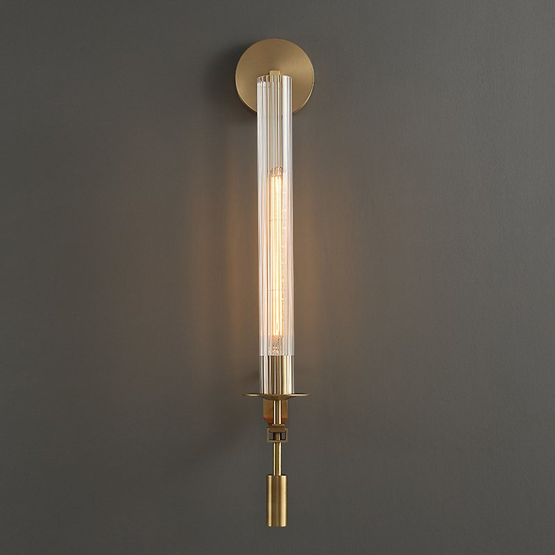 88043W brass Настенное бра Delight Collection Wall lamp 88043W brass