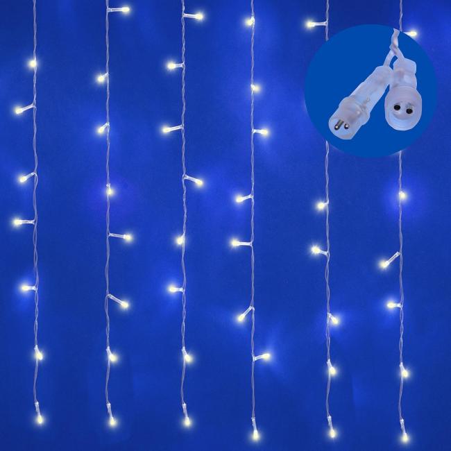 Занавес светодиодный с эффектом мерцания, 6х3м Uniel ULD-C6030-450/TTK WHITE IP44