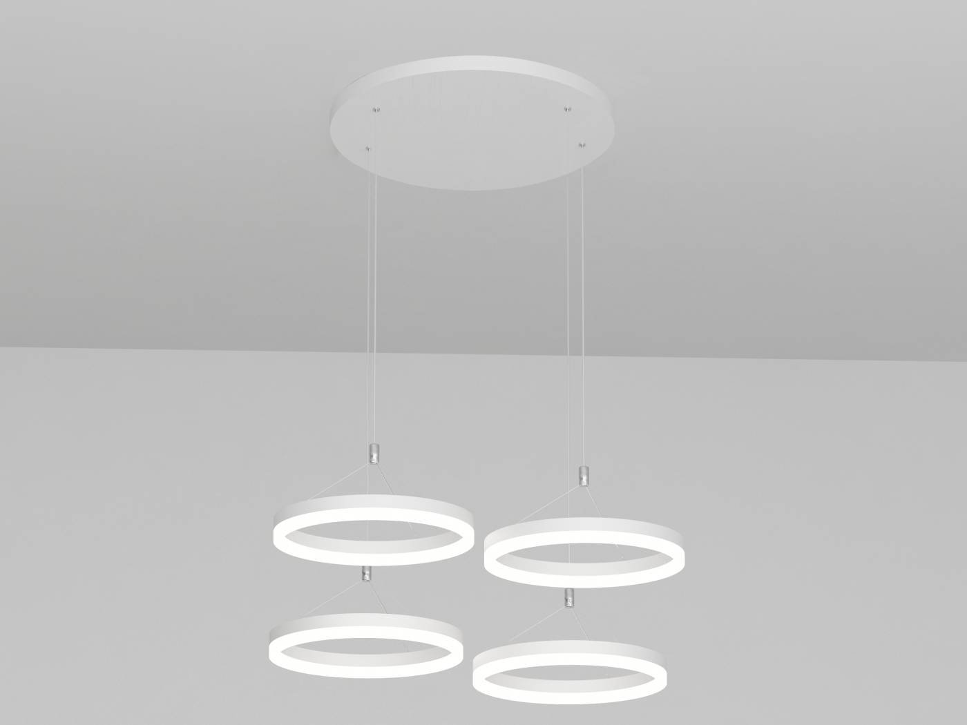 LU-155/4R-21W-NH-Wh Подвесная люстра Elvan LU-155/4R-21W-NH-Wh