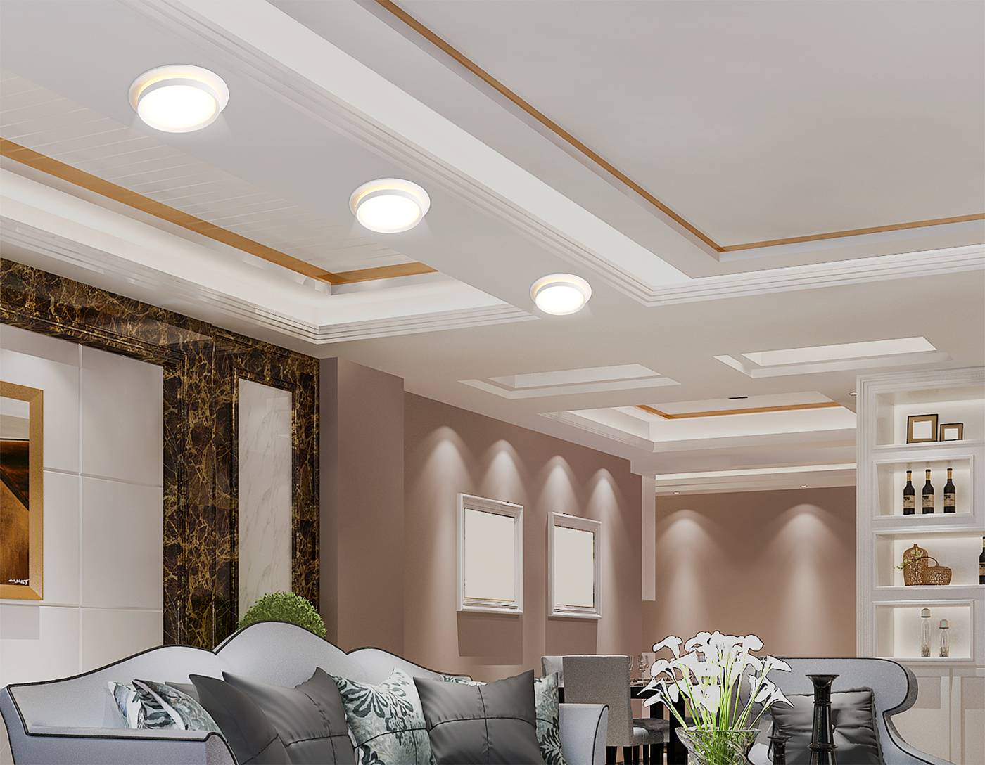 TN5214 Встраиваемый светильник Ambrella GX53 Acrylic tech TN5214