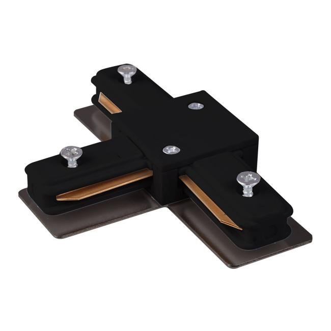 TRC-1-1-T-BK / Коннектор Т-образный для однофазного шинопровода (черный) Комплектующие для трек-систем Elektrostandard TRC-1-1-T-BK / Коннектор Т-образный для однофазного шинопровода (черный)