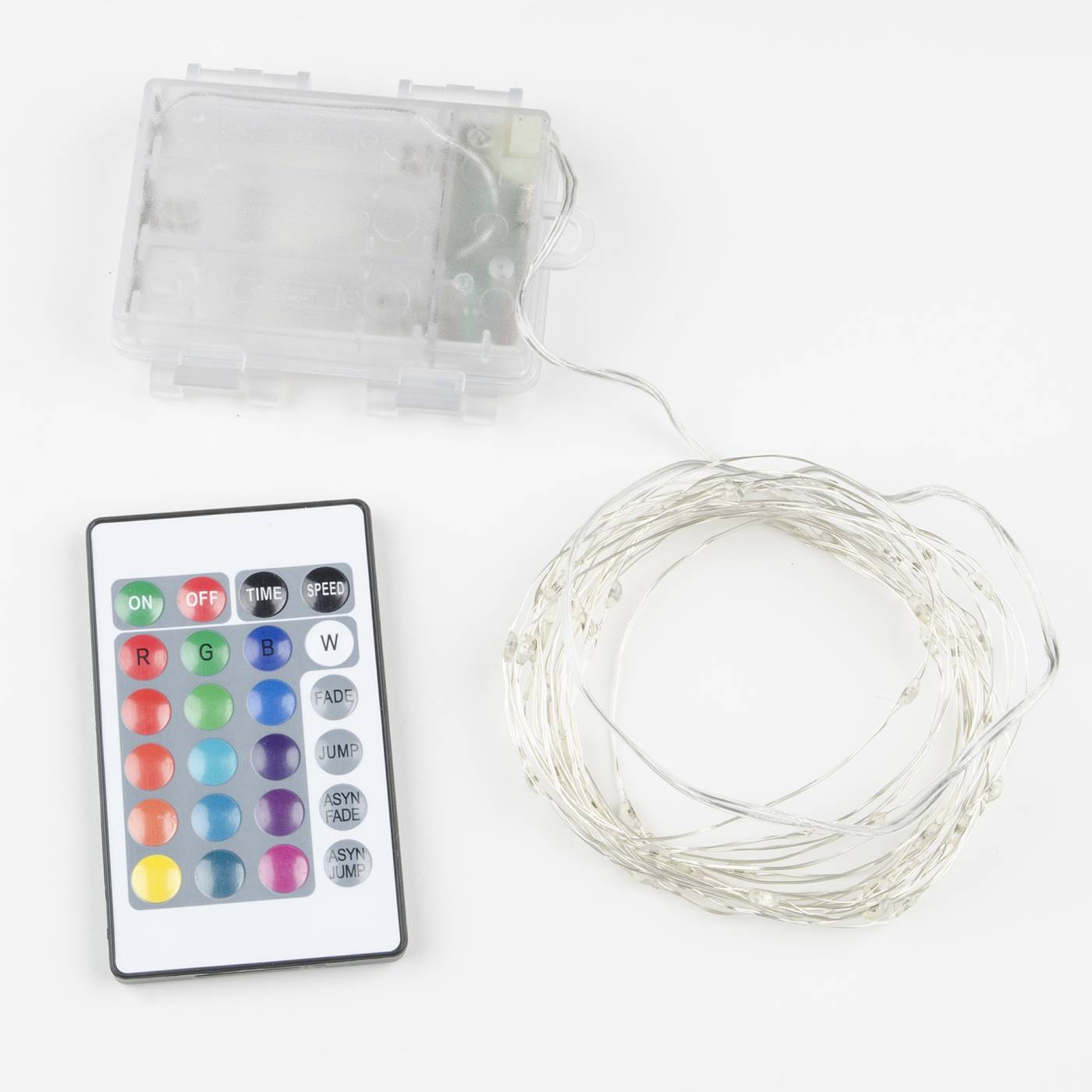 Гирлянда Uniel ULD-S0500-050/DTB/3AA/RC RGB IP20 DEW