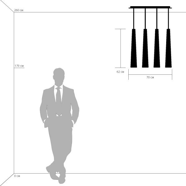 807066 Светильник подвесной Lightstar Punto 807066