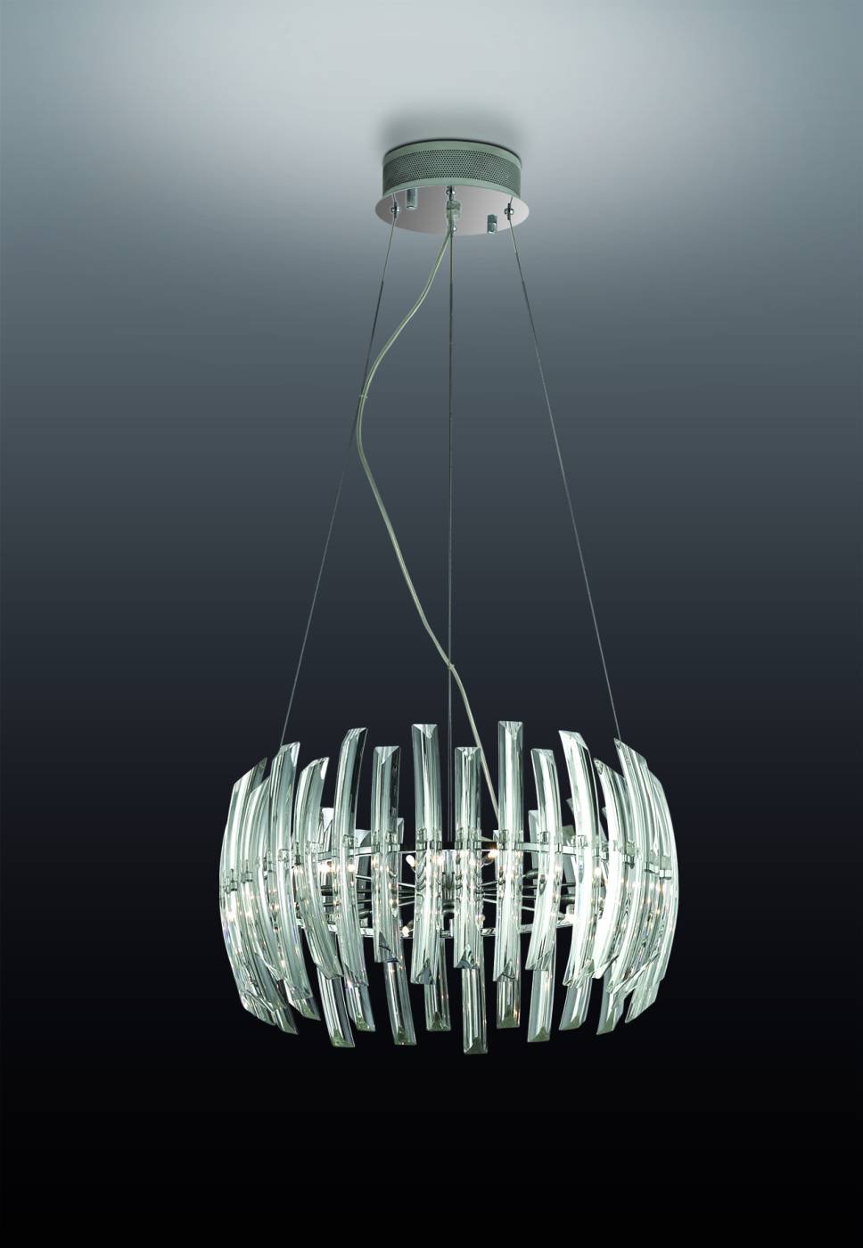 1983/9 Подвесная хрустальная люстра Vinca Odeon Light 1983/9
