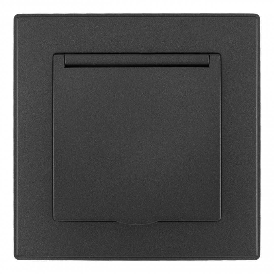 SET06-1-41-1 black Розетка Arte Milano Set06-1 SET06-1-41-1 black