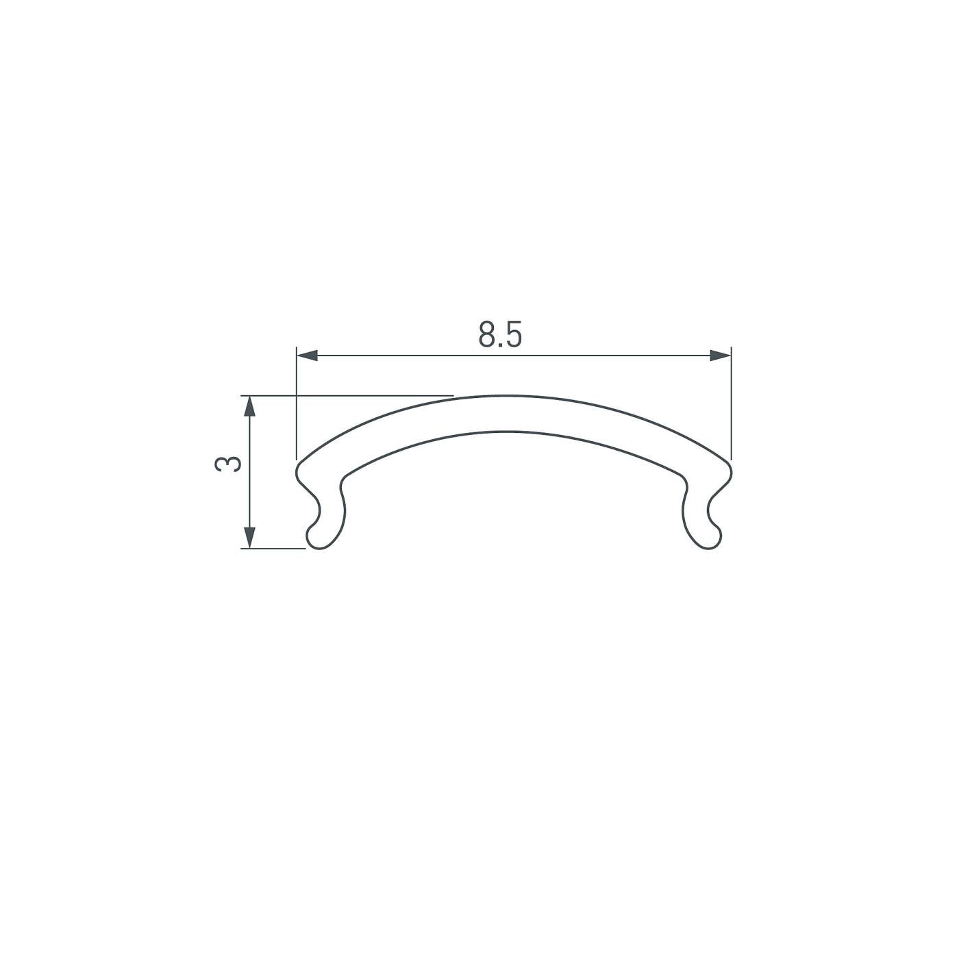 Экран для профиля Arlight Arh-Mini 050159