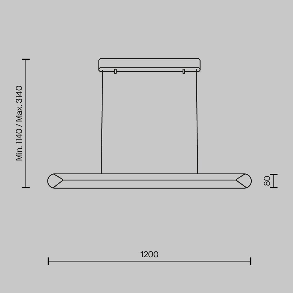MOD276PL-L40B3K Светильник подвесной Maytoni Motion MOD276PL-L40B3K