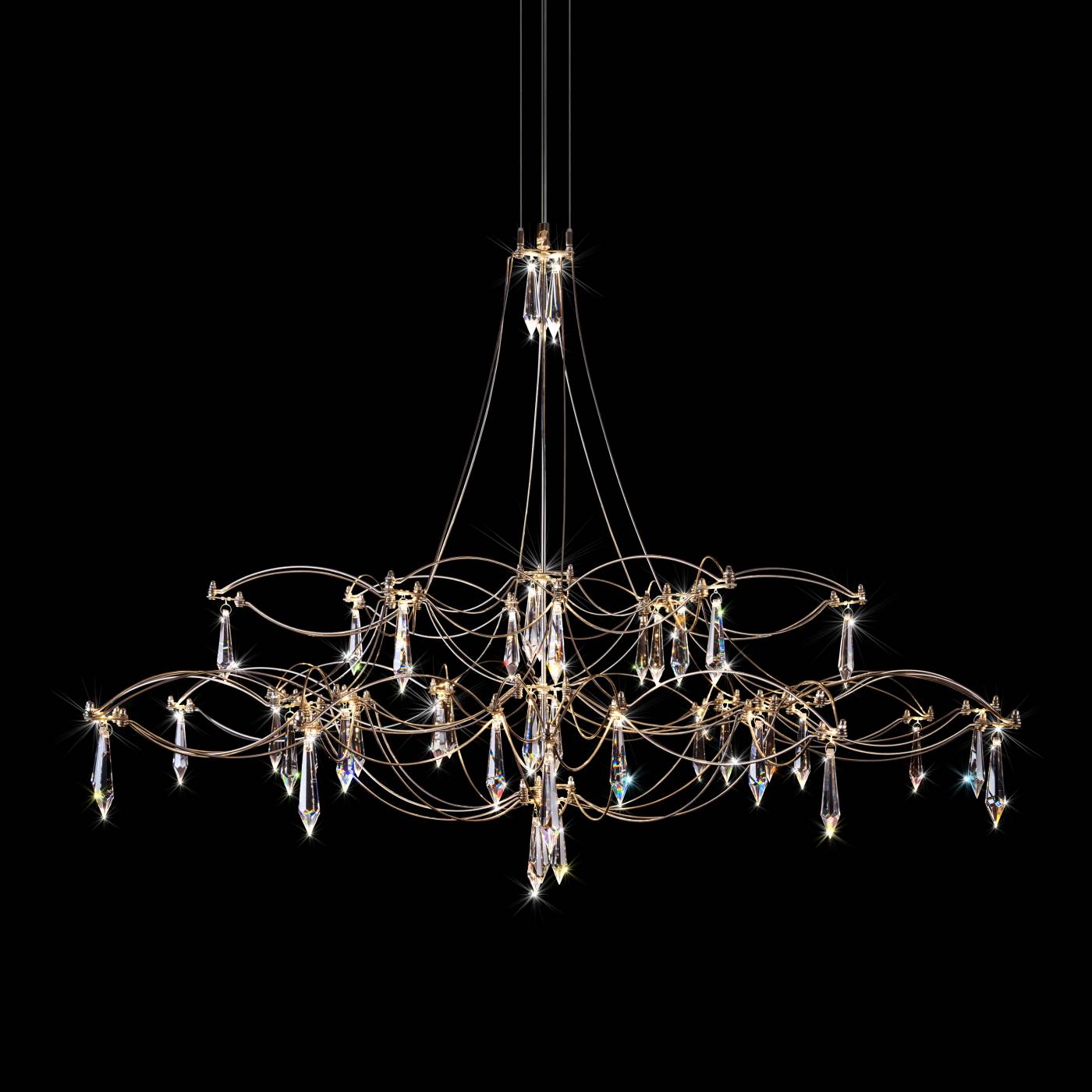 Подвесная люстра Mira Loft It 10590/1000 Silver Asfour
