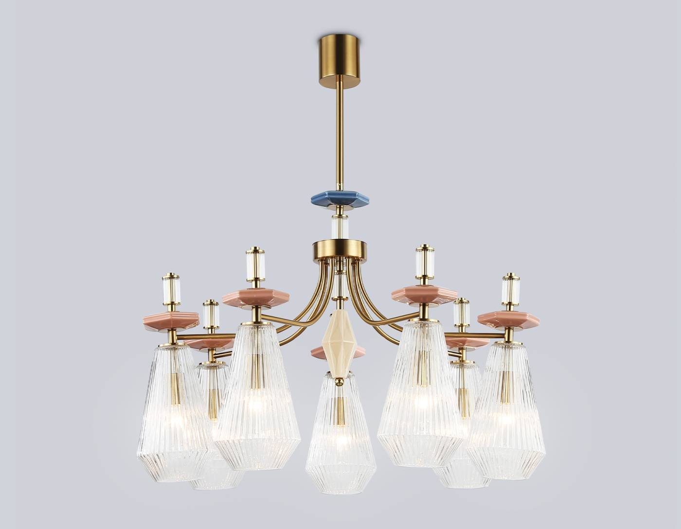 LH53184 Люстра на штанге Ceramo Modern Ambrella LH53184