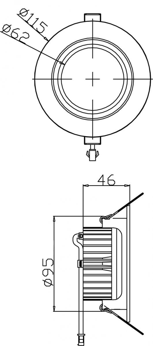 Встраиваемый светильник Deko-Light COB-95 565310