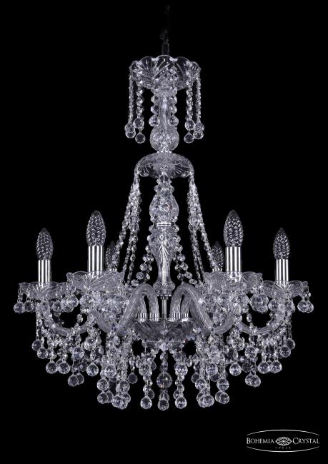 Подвесная хрустальная люстра 1409 Bohemia 1409/6/195/XL-68 Ni