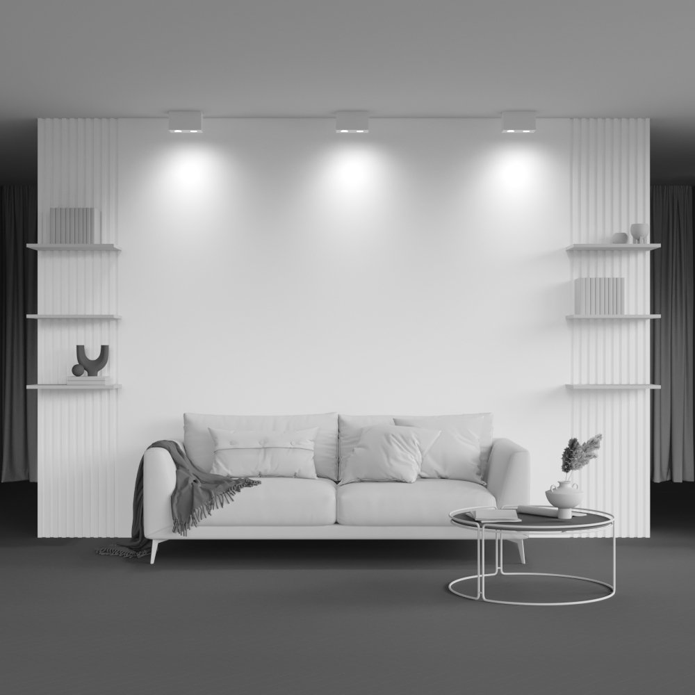 C017CL-02W Накладной светильник Maytoni Atom C017CL-02W