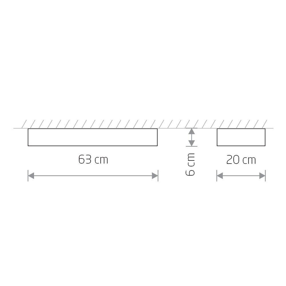 7526 Светильник потолочный Nowodvorski Soft Ceiling Led 60x20 7526