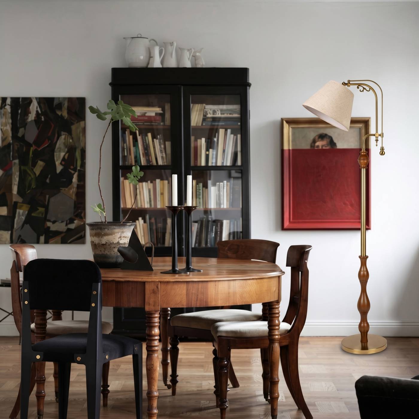 10569F Light wood Торшер напольный Elaine Loft It 10569F Light wood