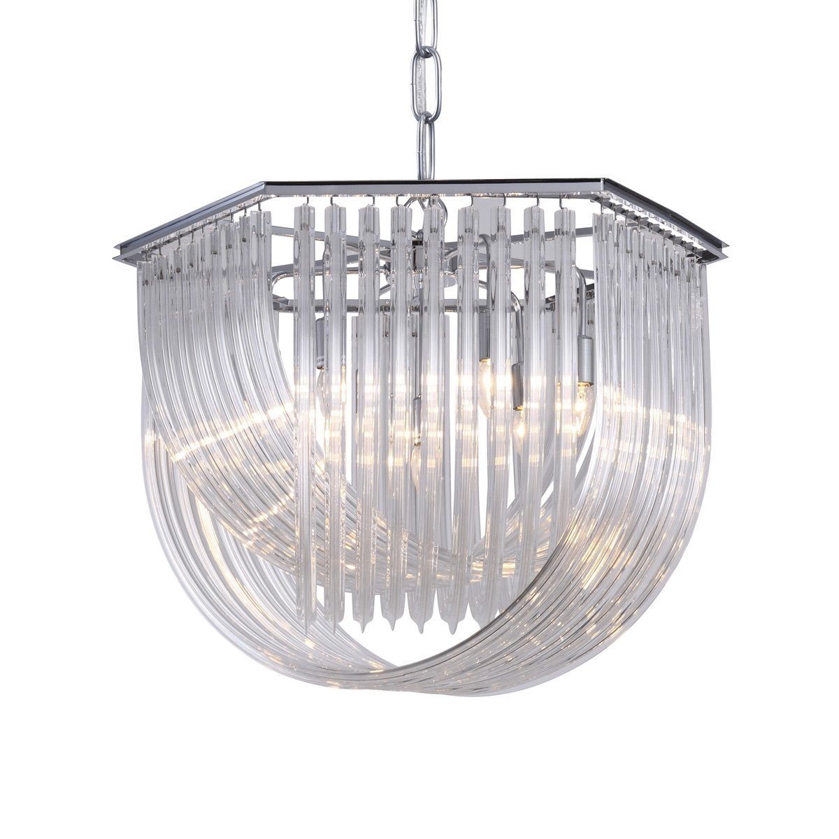 KR0116P-7L/A chrome Подвесная люстра Delight Collection Murano Glass KR0116P-7L/A chrome