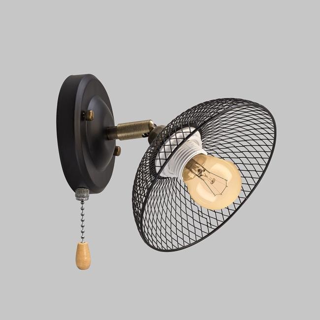 MD.5728-1-W-AB+BK Светильник спот IMEX MD.5728-1-W-AB+BK