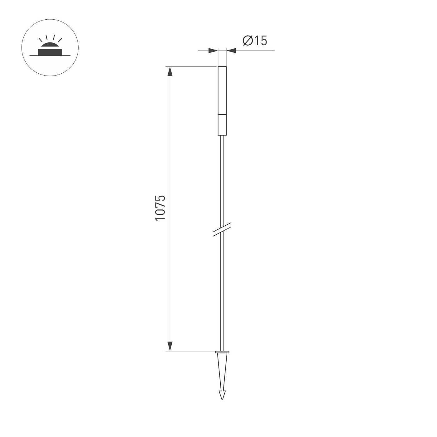 Грунтовый светильник Arlight Catali 050683