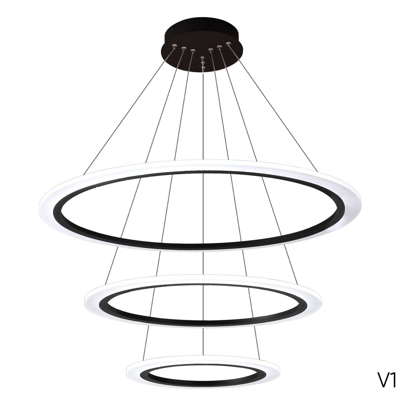 MANZANA SP67W LED BLACK Подвесная люстра Crystal Lux Manzana MANZANA SP67W LED BLACK