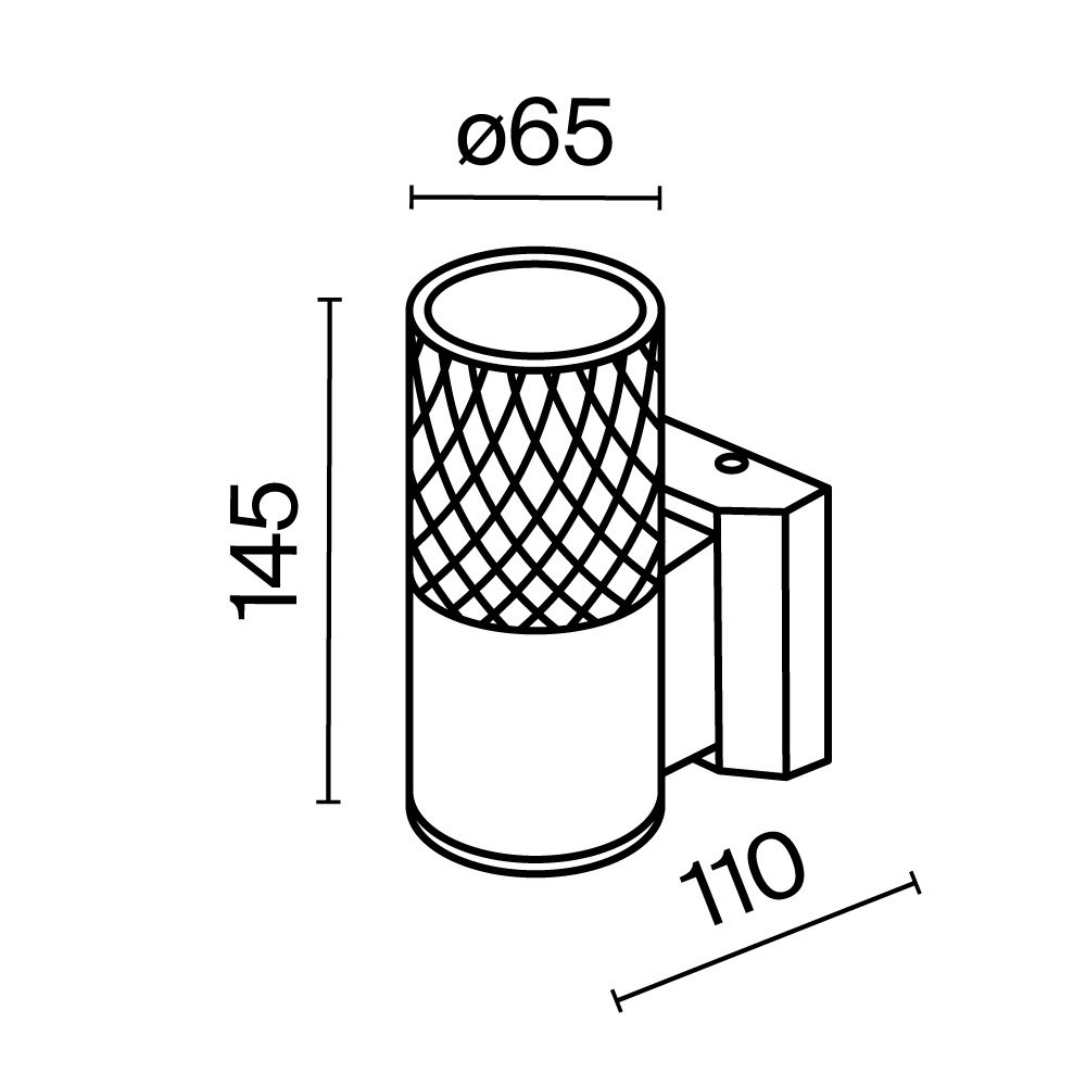 Уличный настенный светильник Maytoni Bowery O583WL-01B