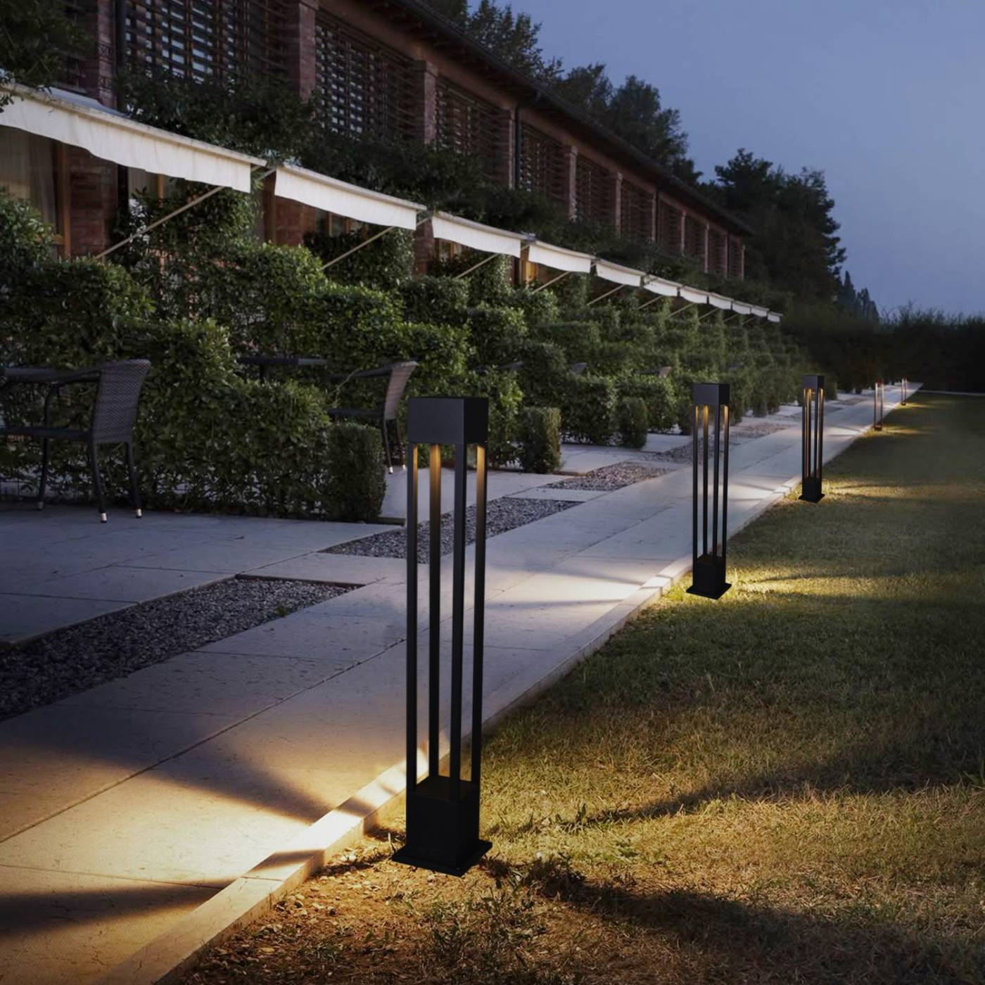 Наземный фонарь Reluce 09960-0.7-001KT 1,0M GU10 BK